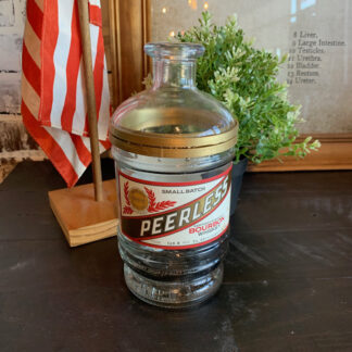 Recycled Bourbon Bottle Candy Jars