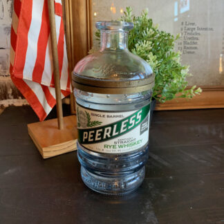 Recycled Bottle Jar- Peerless Single Barrel Straight Rye